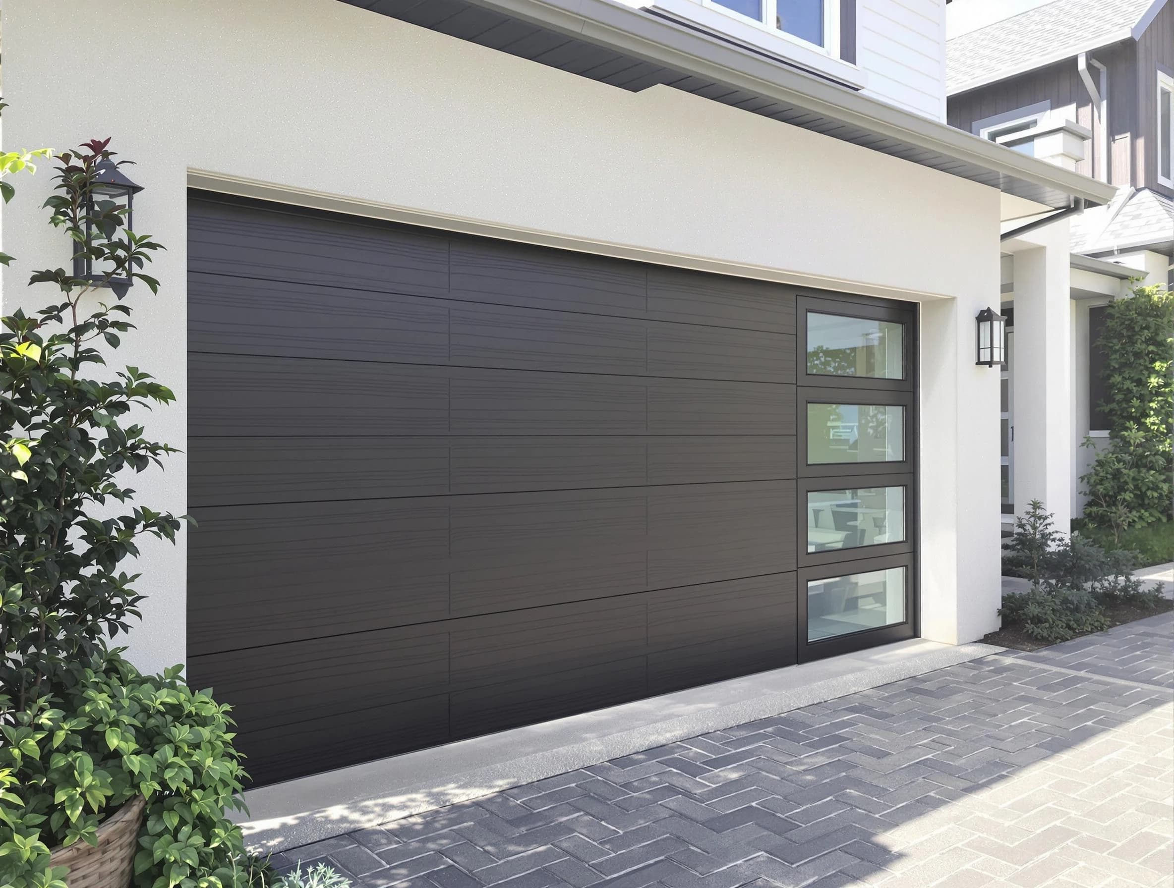Custom garage door installation by Orem Garage Door Repair in Orem