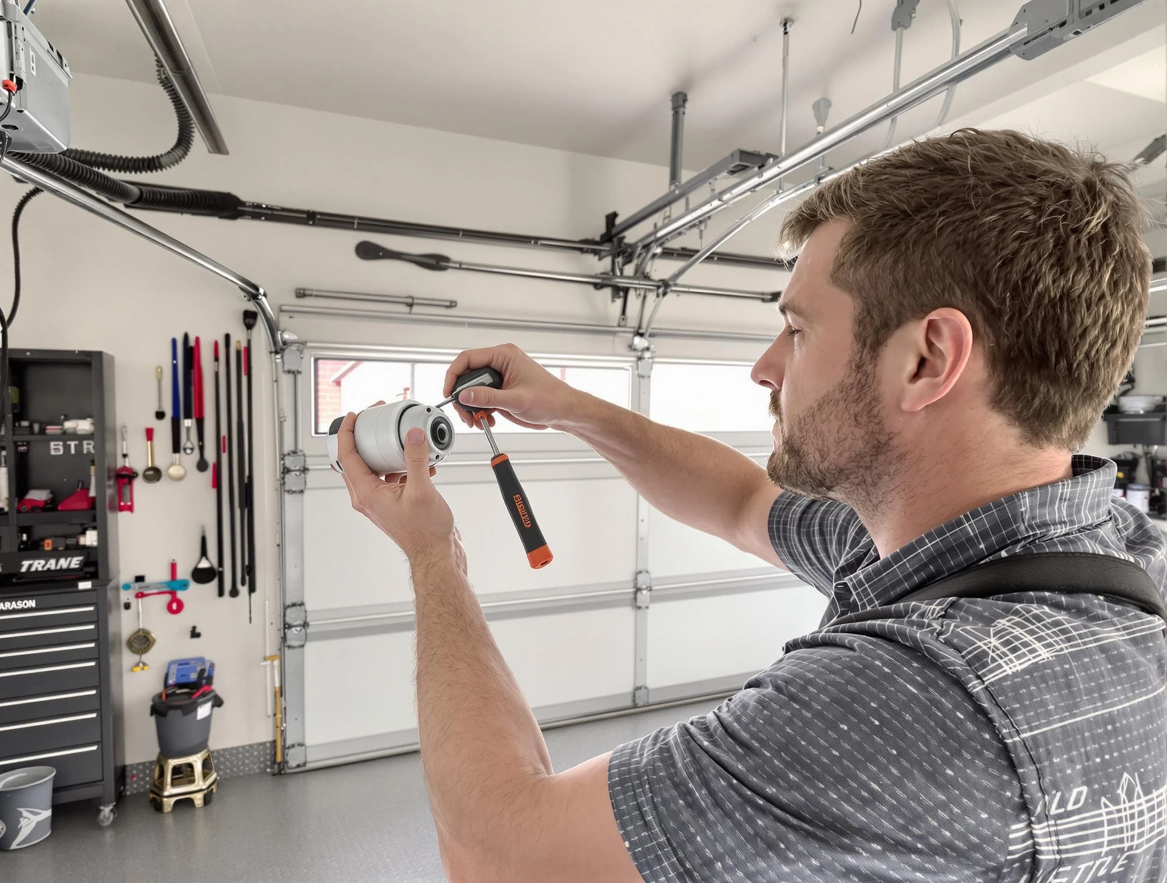 Garage door opener repair service by Orem Garage Door Repair in Orem