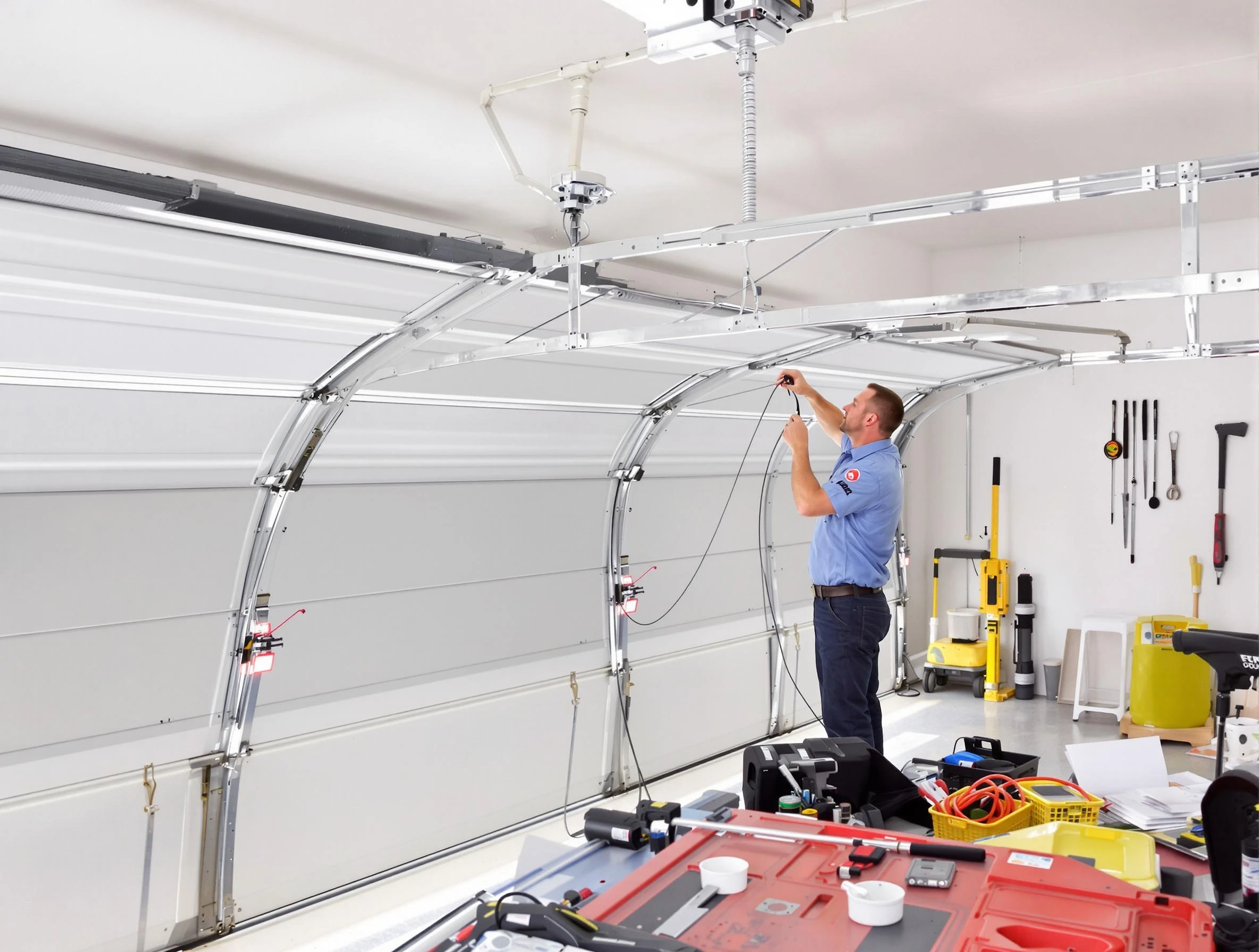 Garage door cable repair service by Orem Garage Door Repair in Orem