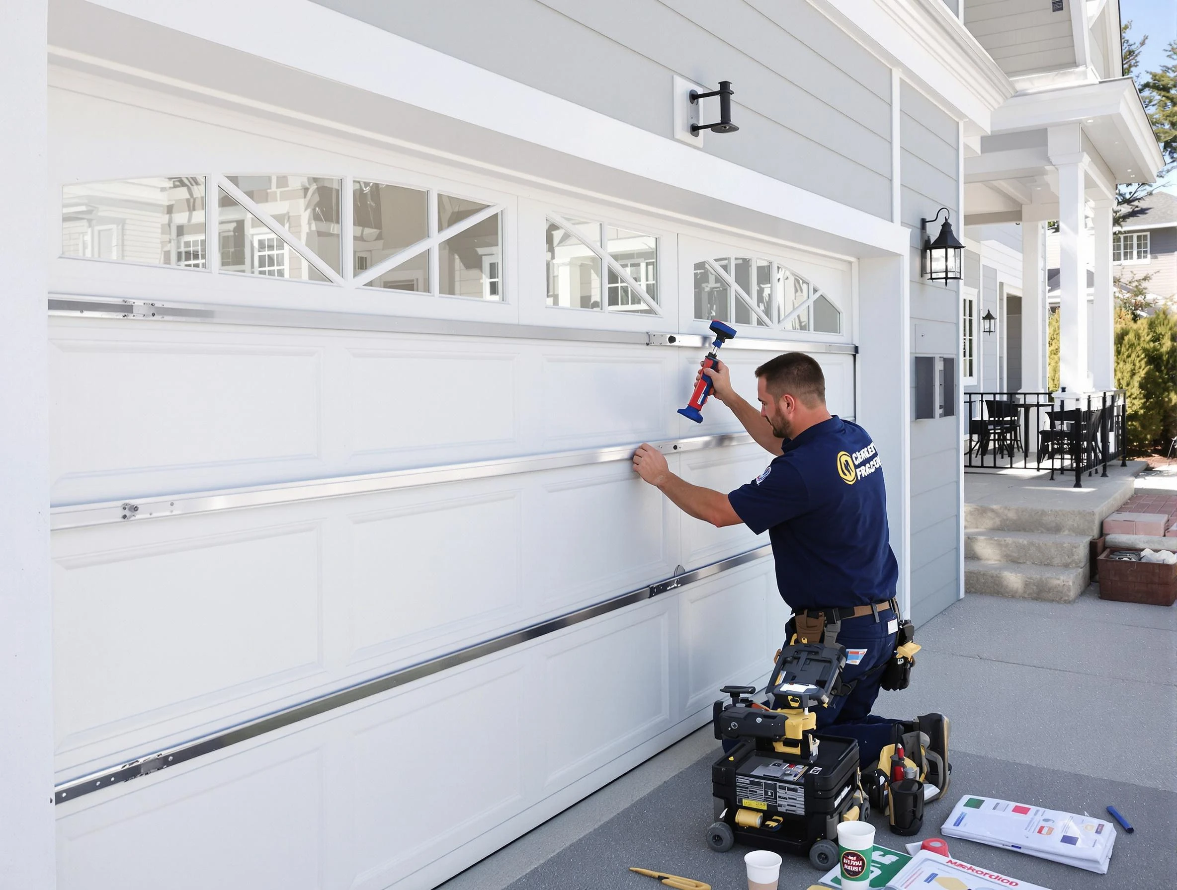 Professional garage door installation by Orem Garage Door Repair in Orem