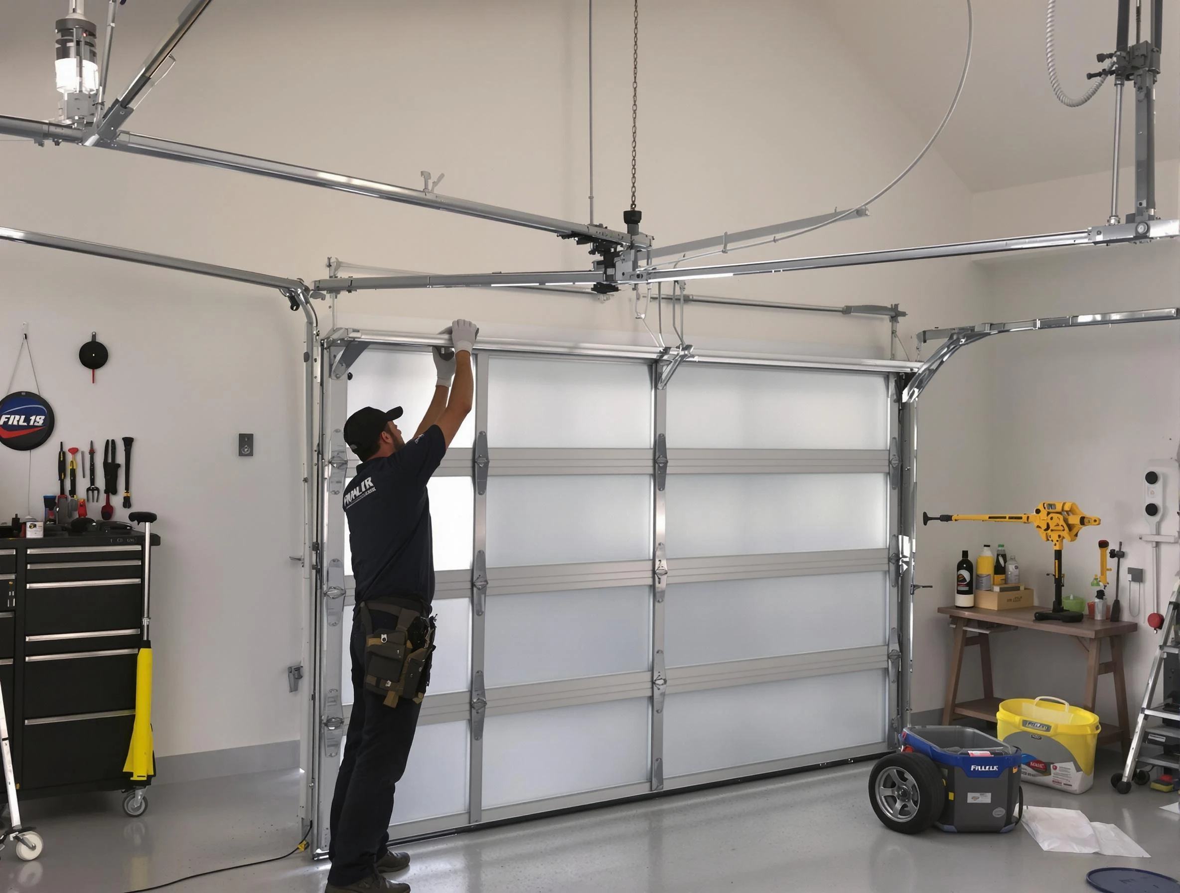 Orem Garage Door Repair certified team performing precision garage door installation in Orem