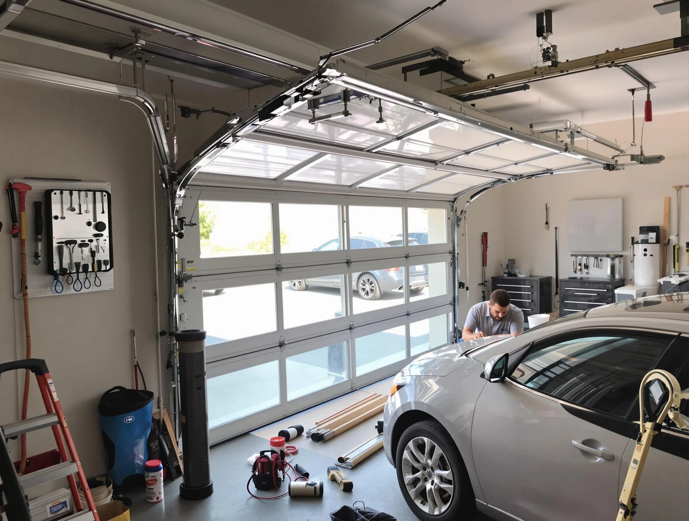 Garage door noise reduction service by Orem Garage Door Repair in Orem